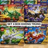  Đồ chơi lắp ráp : Bộ sưu tập mô hình robot biến hình (8b lớn/lốc), 6ages+, No. 9102, 99017, 9098, YZ7125, 99307, 9046 