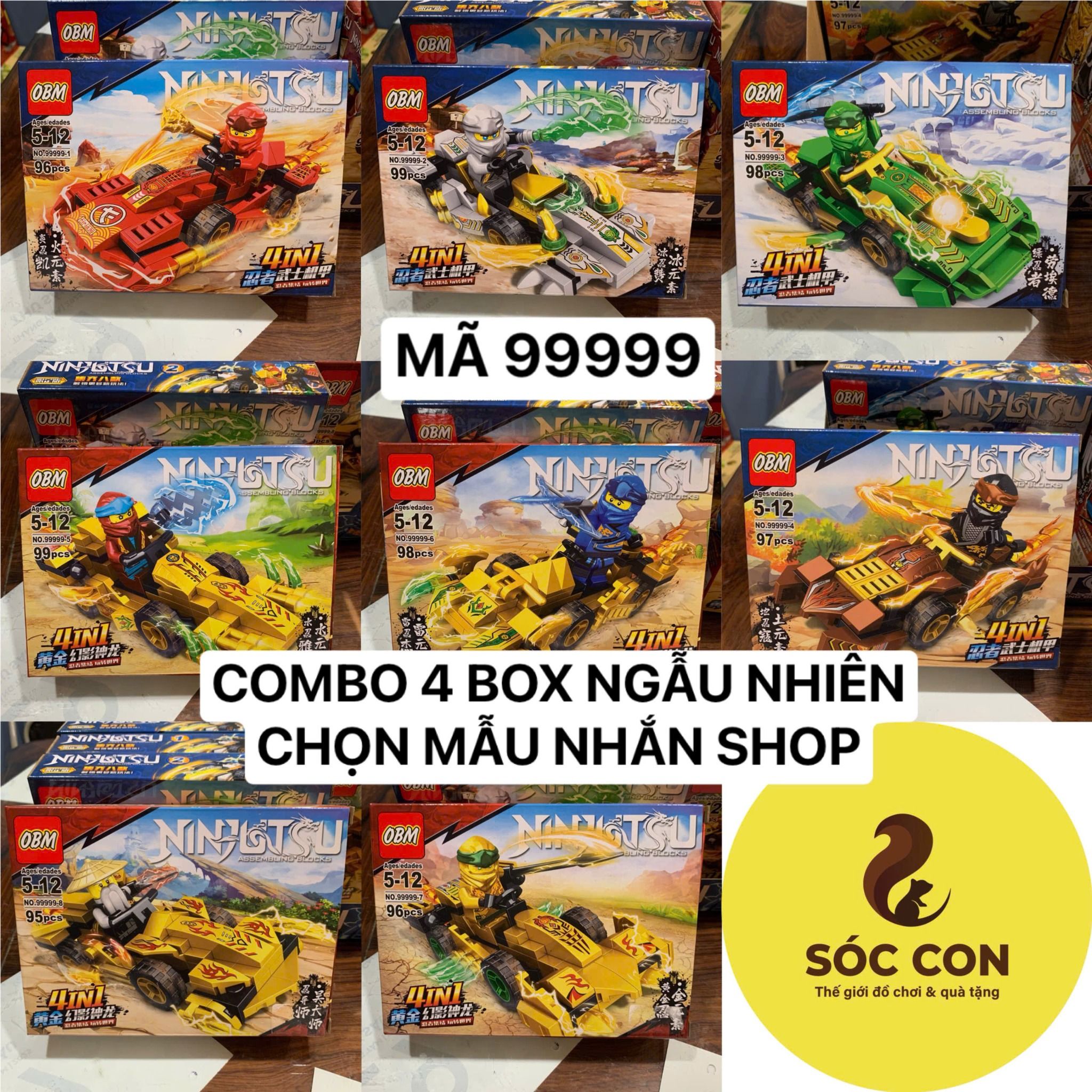  Đồ chơi lắp ráp : Bộ sưu tập nhiều mẫu mô hình cho bé (8b nhỏ/lốc), 5-12ages+, No. 9007, 9013, 99257, 99305, 0805, D588, YZ7139, CD8098, 99999, K217, CD8096, CD8138, 99233 