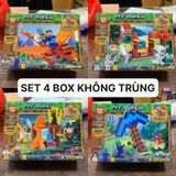  Đồ chơi lắp ráp : Bộ sưu tập nhiều mẫu Minecraft sáng tạo, 3ages, No. 66067, 66068, 66071, 470, D812-20, YZ7238-40 