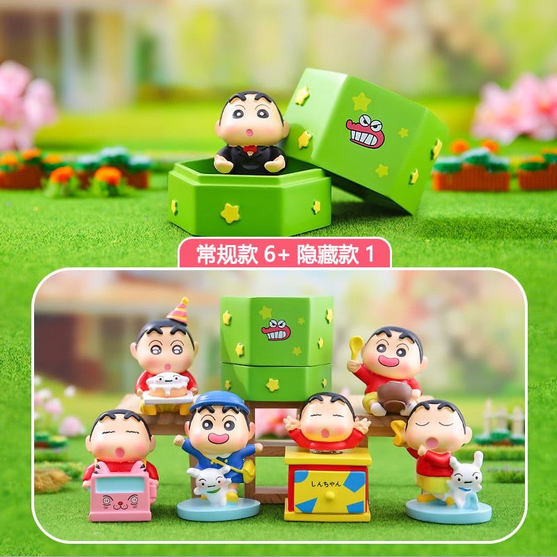  BLINDBOX SHIN : Mô hình Shin bữa tiệc - Xiaoxin Party, 15ages+, No. XJC80228 