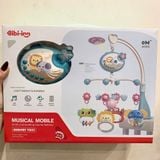  Đồ Chơi Treo Nôi Cũi Phát Nhạc Có Đèn Chiếu Sao - Xoay 360 Độ, Có Điều Khiển Từ Xa Cho Bé Từ 0M+, No. 689-84 