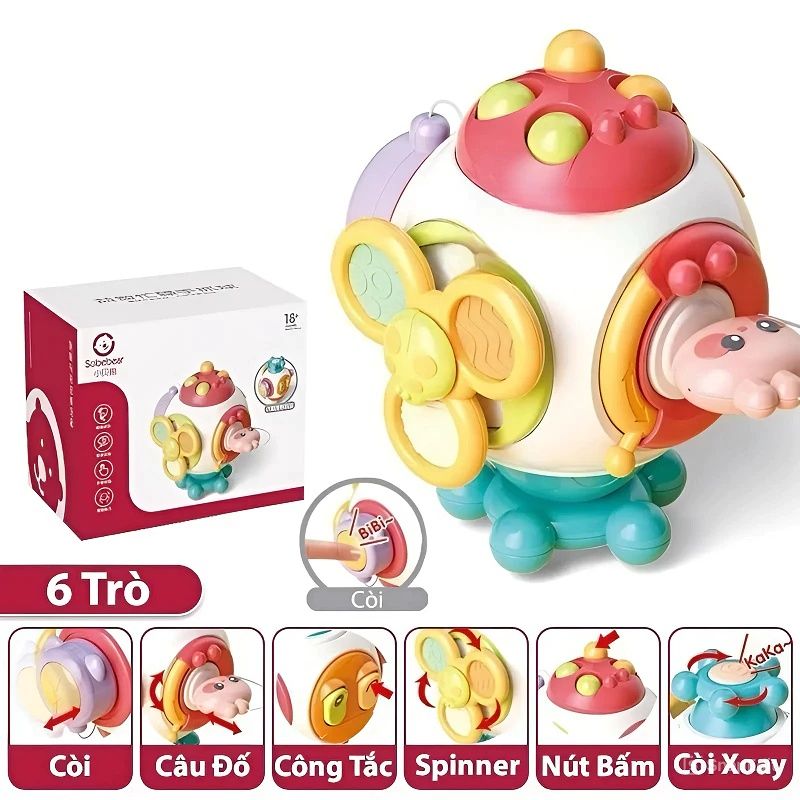  Đồ chơi giáo dục : Bé Tập Bắt Bóng (Phản Xạ, Nhận Thức, Làm Quen Với Màu Sắc) No. YL2022 BUSY CATCH BALL (18M+) 