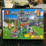  Đồ chơi lắp ráp : Bộ sưu tập nhiều mẫu Minecraft sáng tạo, 3ages, No. 66067, 66068, 66071, 470, D812-20, YZ7238-40 