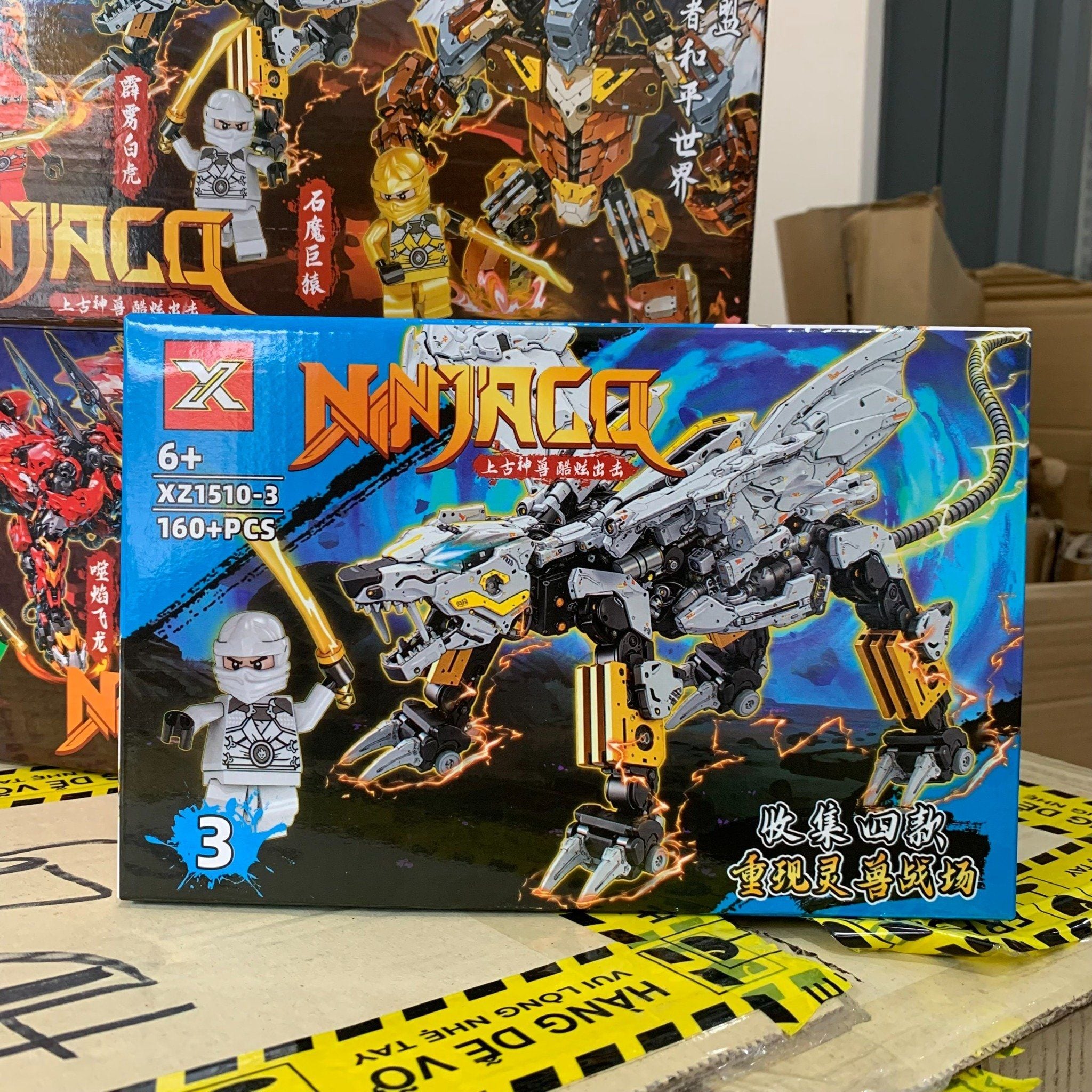  Đồ chơi lắp ráp các mẫu rồng cổ đại, 6ages+, No. XZ1510 