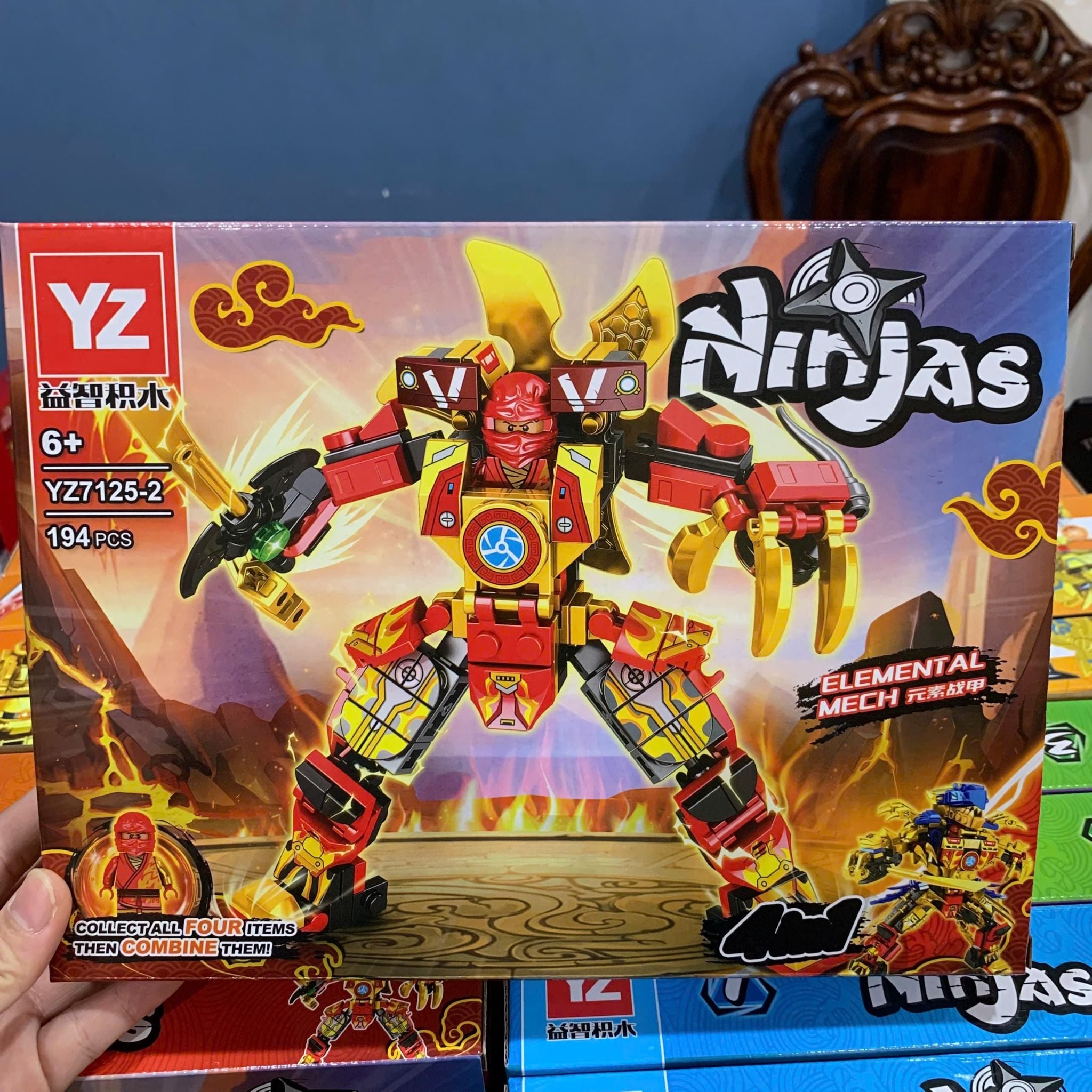  Đồ chơi lắp ráp : Bộ sưu tập mô hình robot biến hình (8b lớn/lốc), 6ages+, No. 9102, 99017, 9098, YZ7125, 99307, 9046 