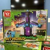  Đồ chơi lắp ráp : Bộ sưu tập nhiều mẫu Minecraft sáng tạo, 3ages, No. 66067, 66068, 66071, 470, D812-20, YZ7238-40 
