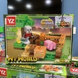  Đồ chơi lắp ráp : Bộ sưu tập nhiều mẫu Minecraft sáng tạo, 3ages, No. 66067, 66068, 66071, 470, D812-20, YZ7238-40 