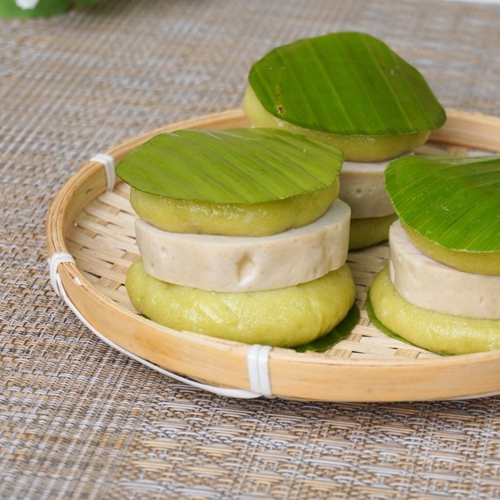 Bánh Giầy Giò Cốm Cửu Long