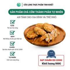 Combo Giò Chả Ngon Cửu Long: Chả Lụa (1KG), Chả Cốm (0.5KG) - Giao Nóng Trong Ngày, Sạch Tiết Kiệm