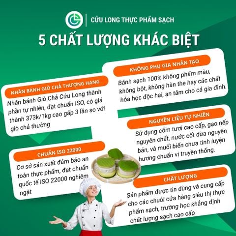 Bánh Giầy Giò Cốm Cửu Long