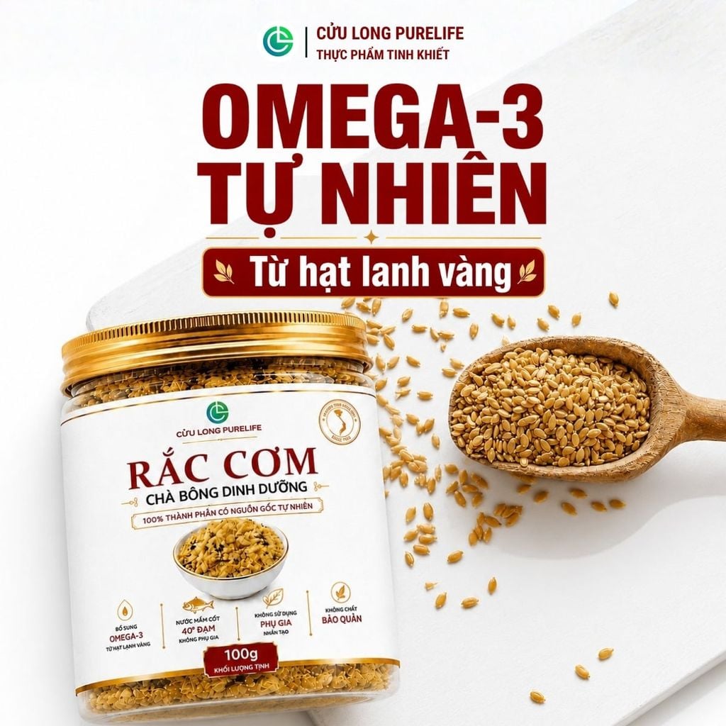 Rắc Cơm Chà Bông Dinh Dưỡng Cửu Long