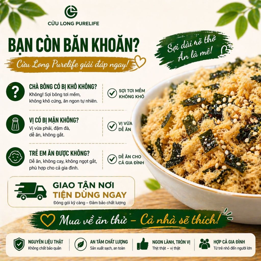 Ruốc Heo Truyền Thống Vị Rong Biển