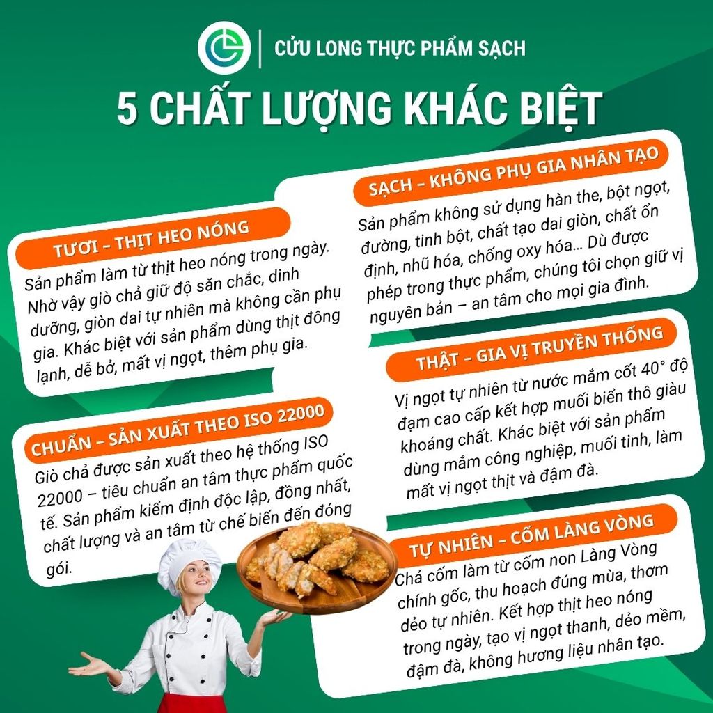 Chả Cốm Cửu Long 500g