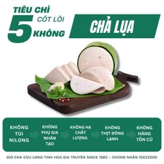 Combo Giò Chả Ngon Cửu Long: Chả Lụa (1KG), Chả Bì (0.5KG), Chả Cốm (0.25KG) - Giao Nóng Mỗi Ngày, Không Túi Nilon