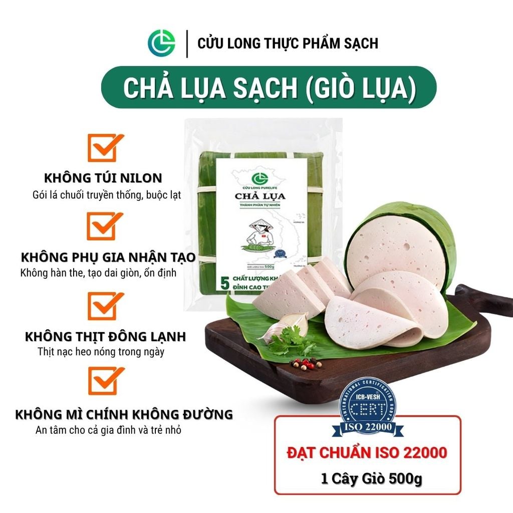 Chả Lụa Cửu Long 500g