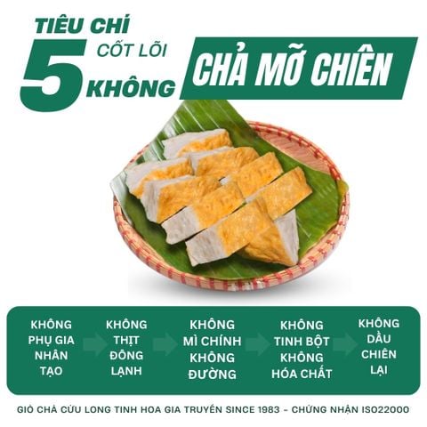 Chả Mỡ Chiên Cửu Long 500g