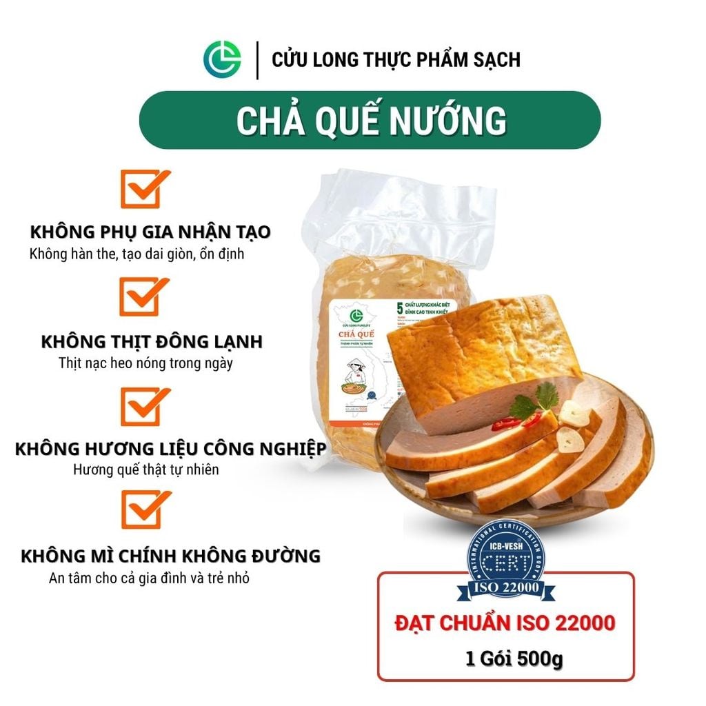 Chả Nướng Cửu Long 500g