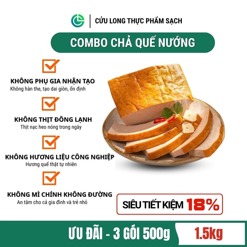 Chả Nướng Cửu Long 500g