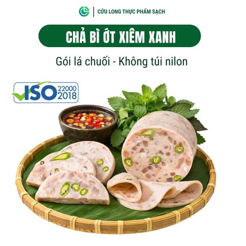 Chả Bì Ớt Xiêm Xanh Cửu Long 500g