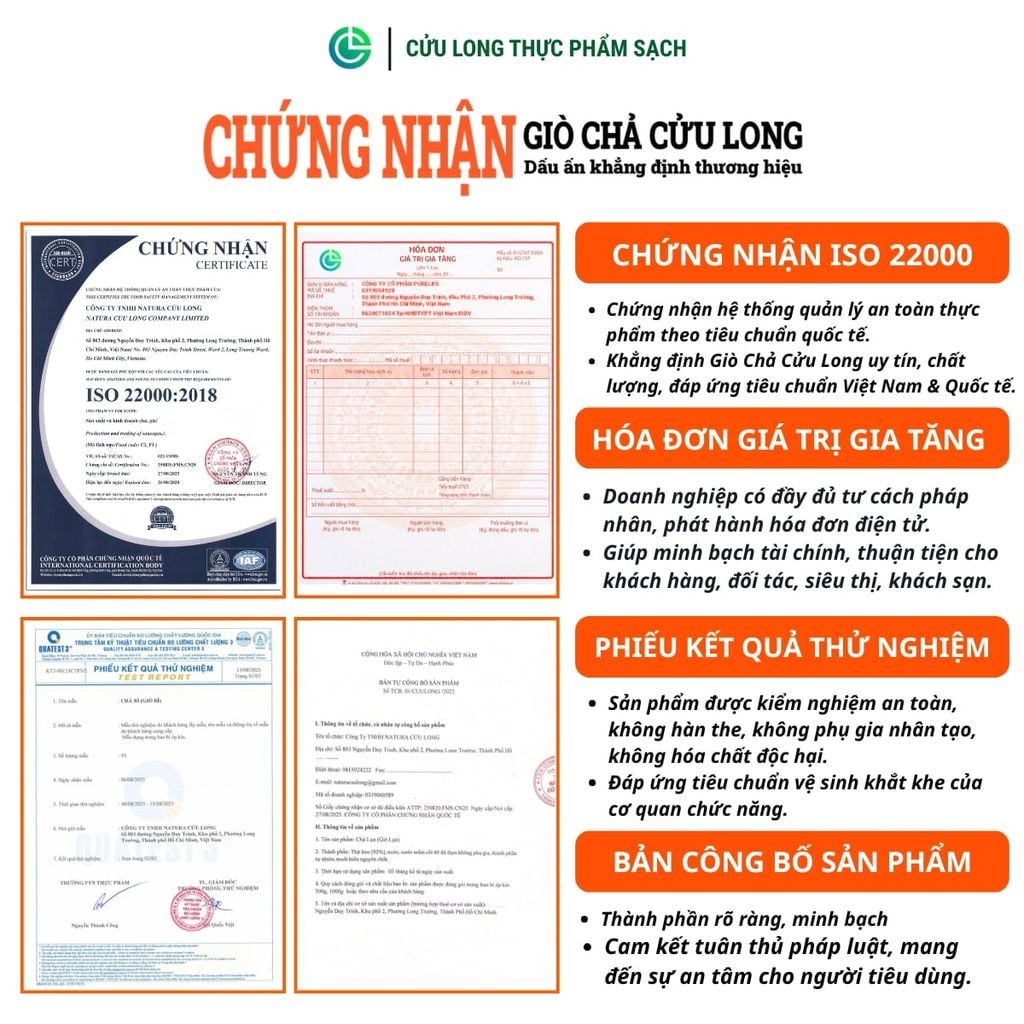Chả Bì Ớt Xiêm Xanh Cửu Long 500g