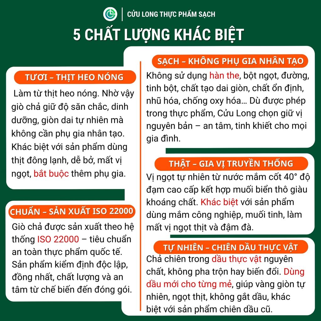 Chả Chiên Cửu Long 500g
