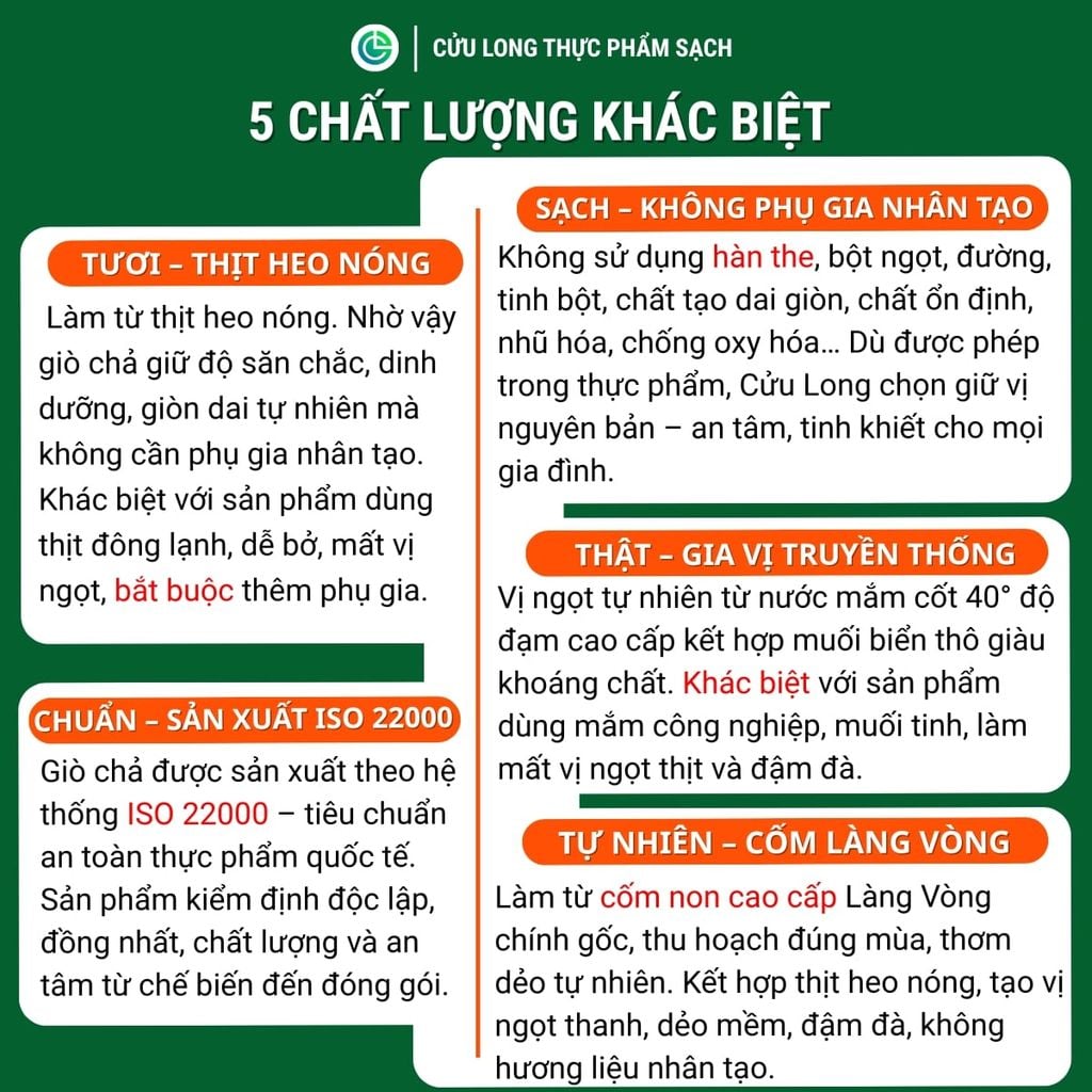 Chả Cốm Cửu Long 500g