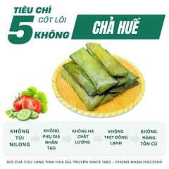 Combo Giò Chả Ngon Cửu Long: Chả Lụa (0.5KG), Chả Bì (0.5KG), Chả Huế (0.25KG) - Giao Nóng Mỗi Ngày