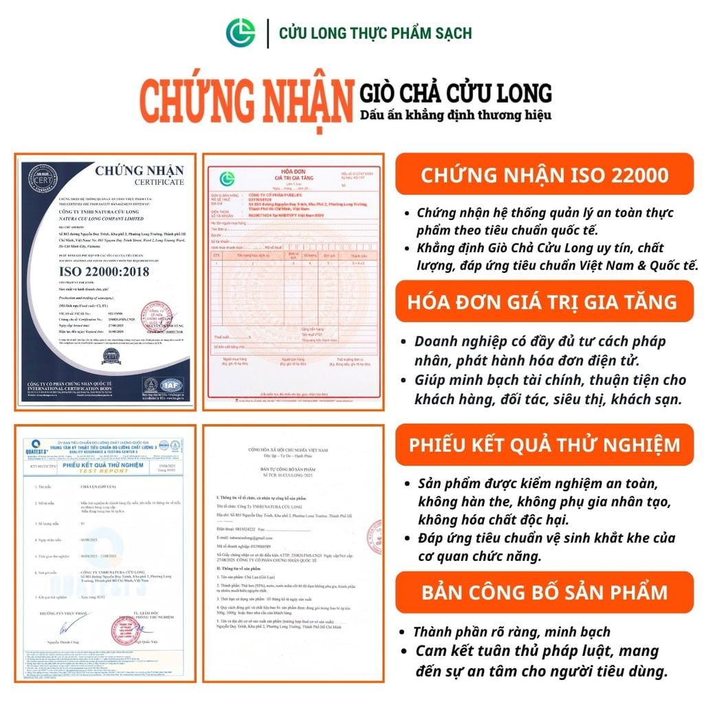 Chả Lụa Cửu Long 500g