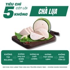 Combo Giò Chả Ngon Cửu Long: Chả Lụa (0.5KG), Chả Cốm (0.5KG), Chả Huế (0.5KG) - Sạch, Tiết Kiệm, An Tâm
