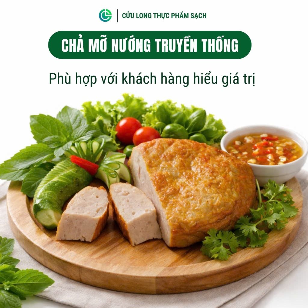 Chả Mỡ Nướng Cửu Long 500g