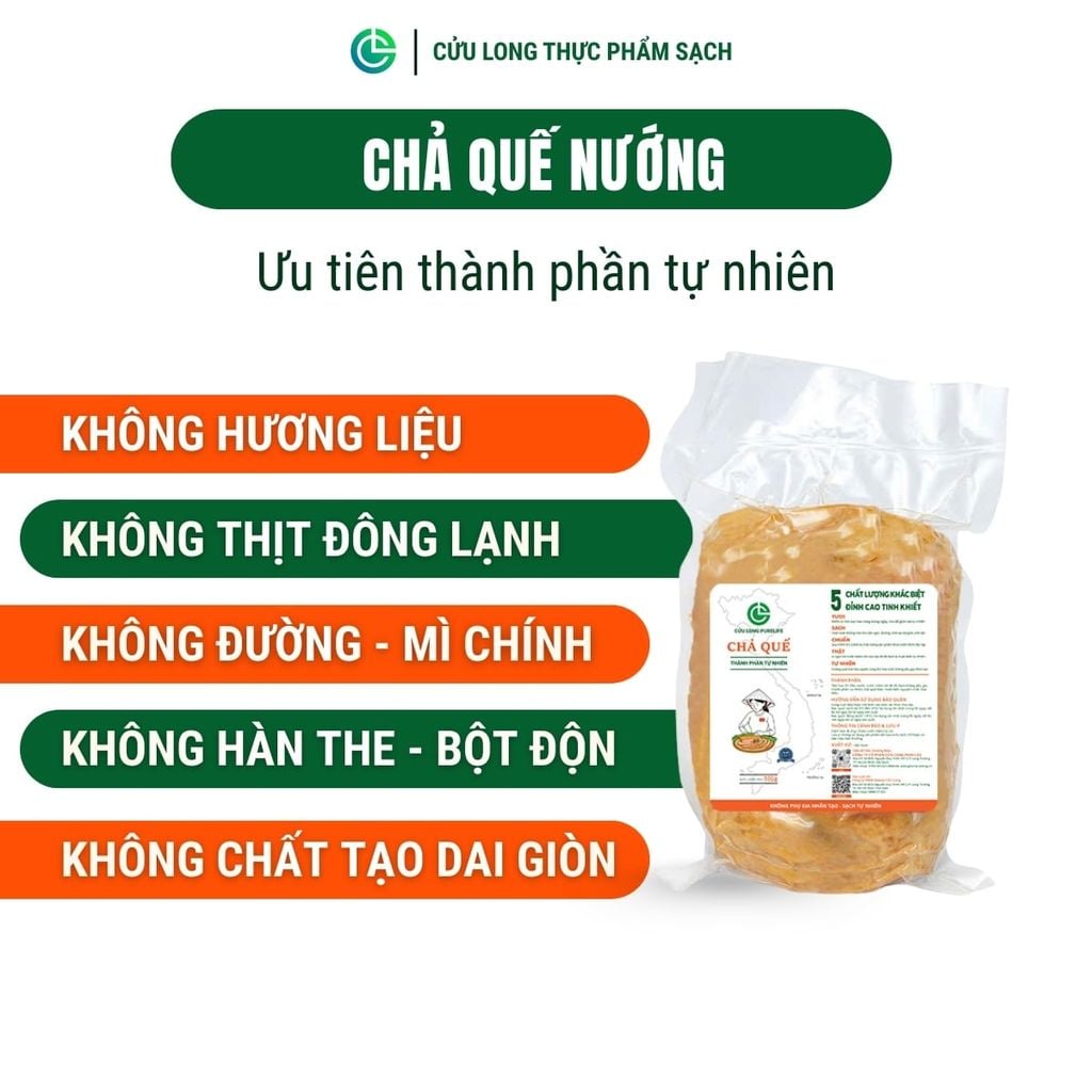 Chả Quế Nướng Cửu Long 500g