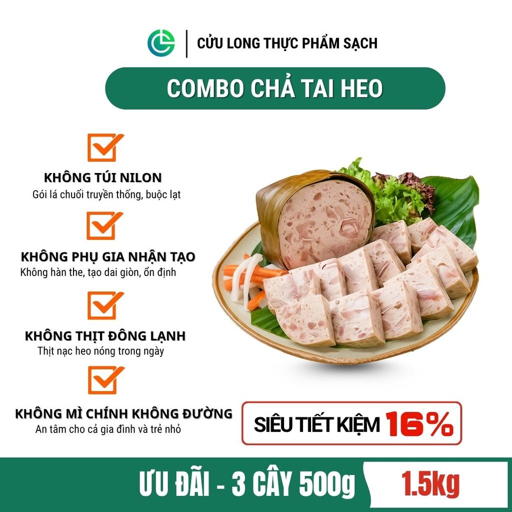 Chả Tai Heo, Chả Tai Heo Ớt Xiêm Xanh Cửu Long