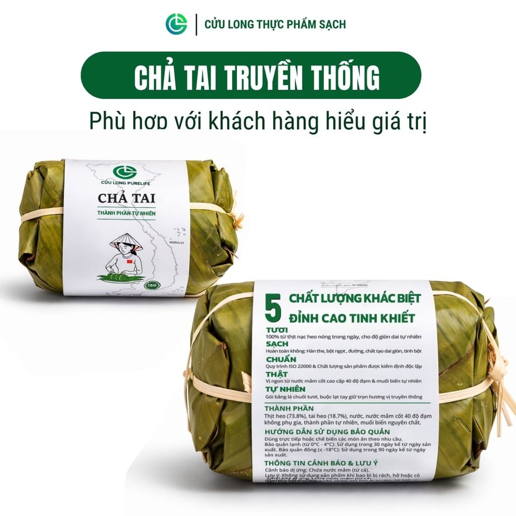 Chả Tai Heo, Chả Tai Heo Ớt Xiêm Xanh Cửu Long