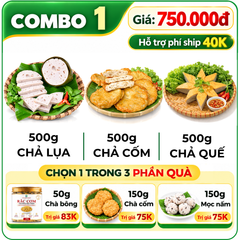Combo Giò Chả Cửu Long 1.5kg – Trọn Vị Ngon Cho Bữa Cơm Gia Đình