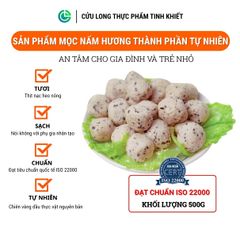 Combo Giò Chả Ngon Cửu Long: Chả Chiên (1KG), Chả Mọc Nấm Hương (0.5KG) - Giao Nóng, Ăn Sạch, Chuẩn ISO 22000