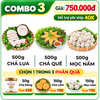 Combo Giò Chả Cửu Long 1.5kg – Giò Chả Nóng Mỗi Ngày, Tiện Cho Mọi Bữa Ăn