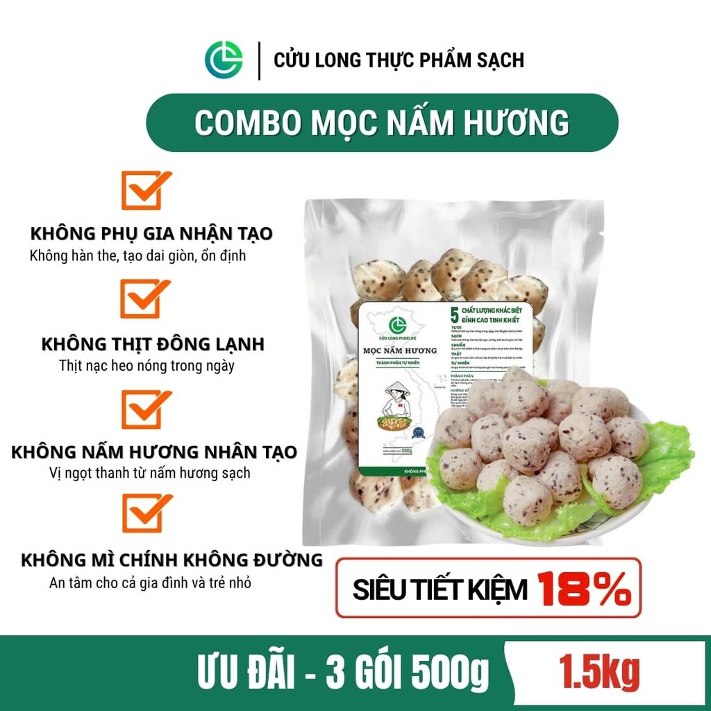 Mọc Nấm Hương Cửu Long 500g