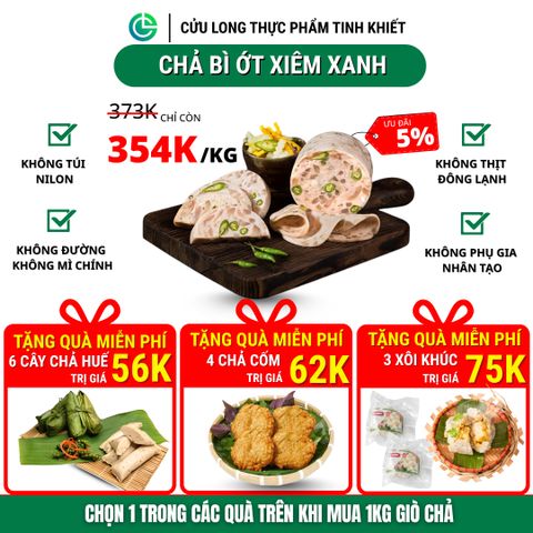 Chả Bì Ớt Xiêm Xanh Cửu Long 500g