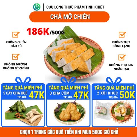 Chả Mỡ Chiên Cửu Long 500g
