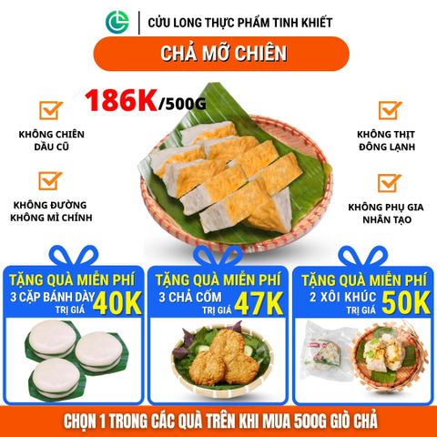 Chả Mỡ Chiên Cửu Long 500g