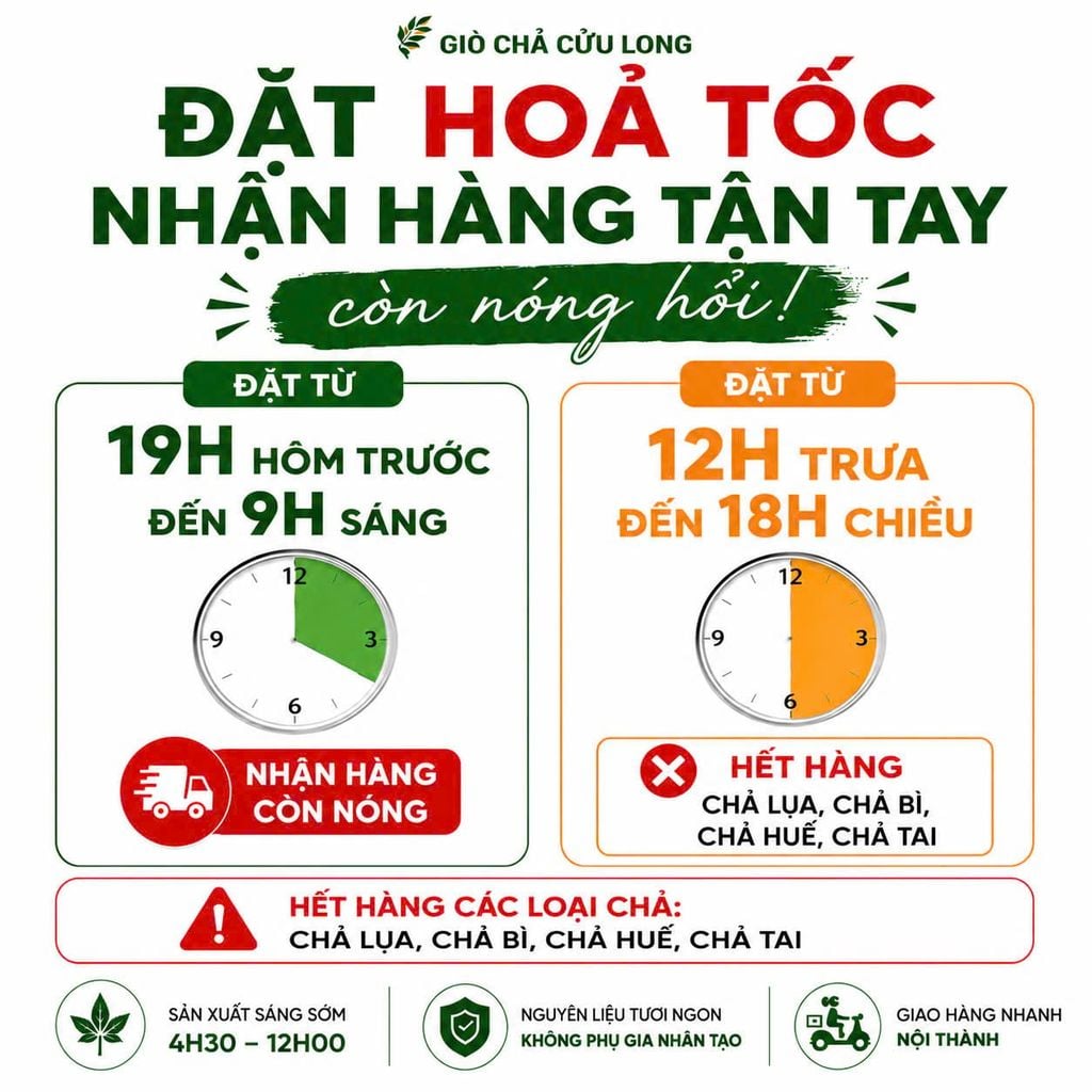 Chả Huế Cửu Long 500g