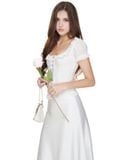  White Powder Lace silky skirt 