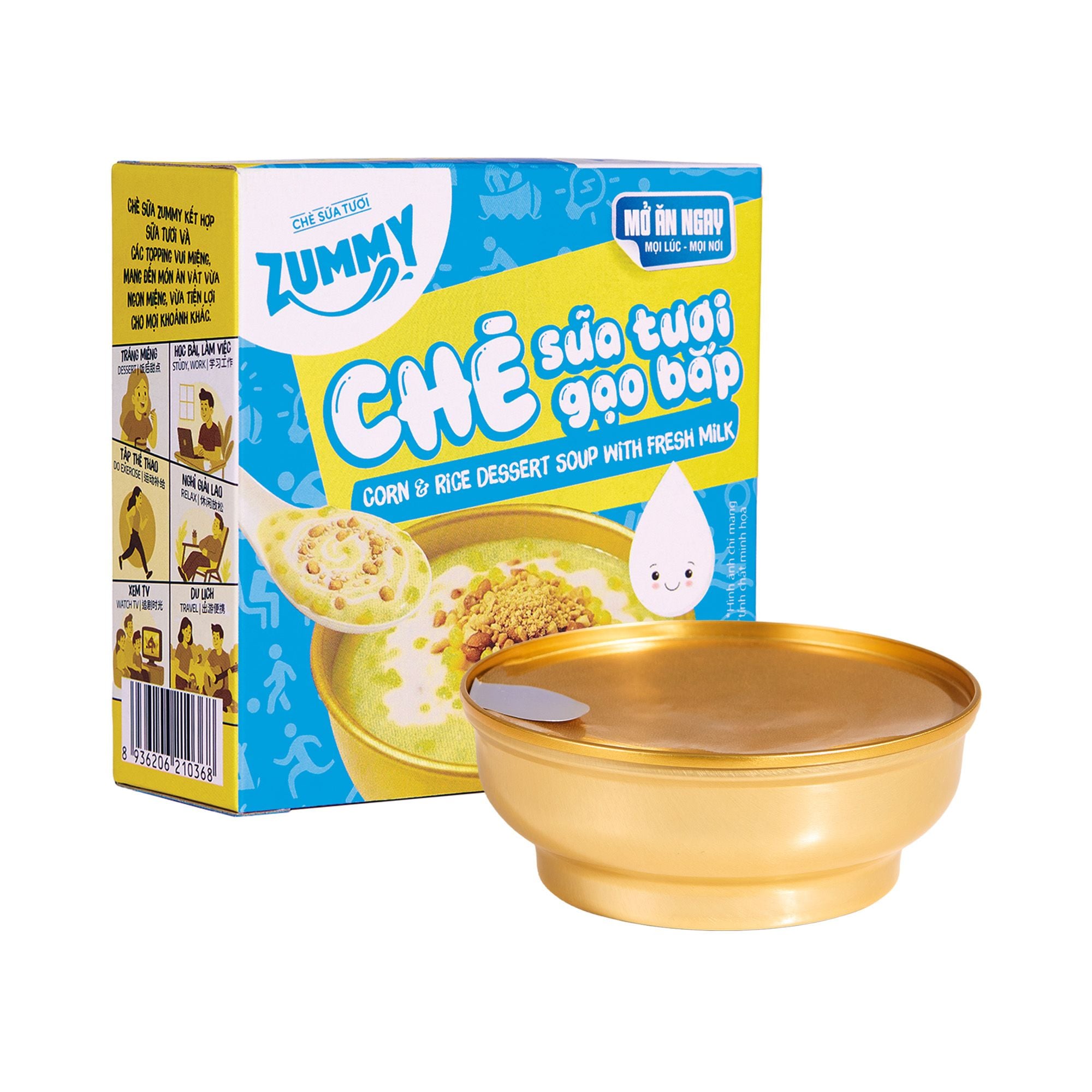  Chè sữa tươi gạo bắp 160g 