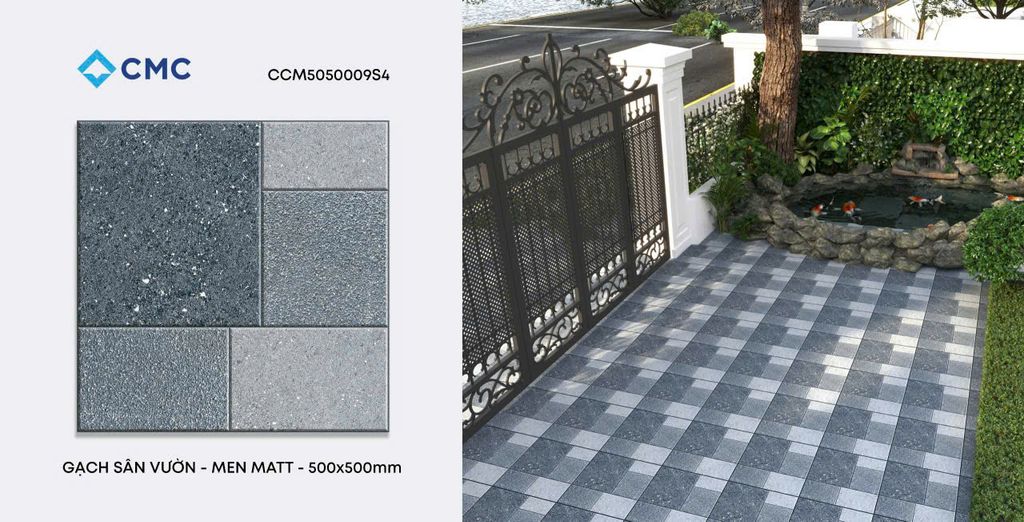 GẠCH LÁT SÂN VƯỜN 500X500MM – MẪU CCM5050009S4