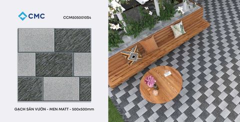  GẠCH SÂN VƯỜN CMC 500×500 – MẪU CCM5050010S4 