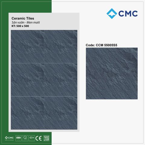  GẠCH SÂN VƯỜN MEN MATT 500x500 – MÃ CCM 55005S5 (CMC) 