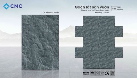  GẠCH LÁT SÂN VƯỜN CMC – MÃ CCM4060003S4 