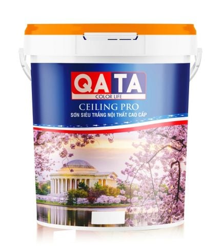  🌟 SƠN SIÊU TRẮNG TRẦN NỘI THẤT CAO CẤP CEILING PRO – QATA COLOR LIFE 