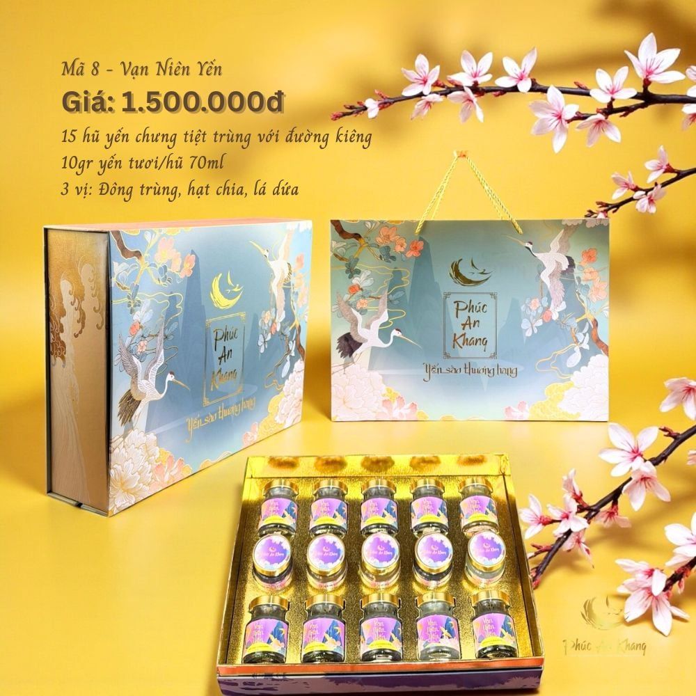 Set Quà Tết Yến Chưng - Cát Tường