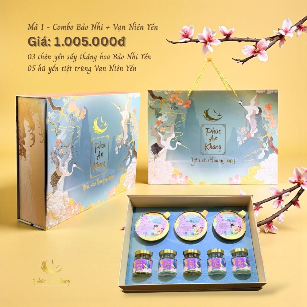 Set Quà Tết Yến Chưng - Cát Tường